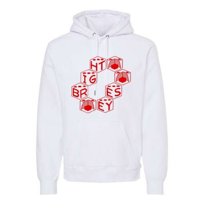 Bright Eyes Dice Logo Premium Hoodie