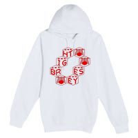 Bright Eyes Dice Logo Premium Pullover Hoodie