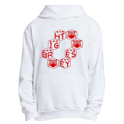 Bright Eyes Dice Logo Urban Pullover Hoodie