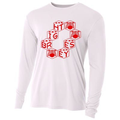 Bright Eyes Dice Logo Cooling Performance Long Sleeve Crew