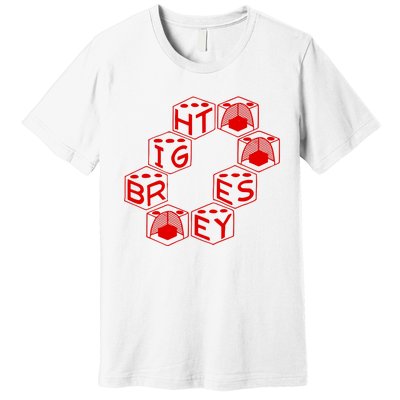 Bright Eyes Dice Logo Premium T-Shirt