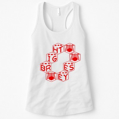 Bright Eyes Dice Logo Womens Tank Top