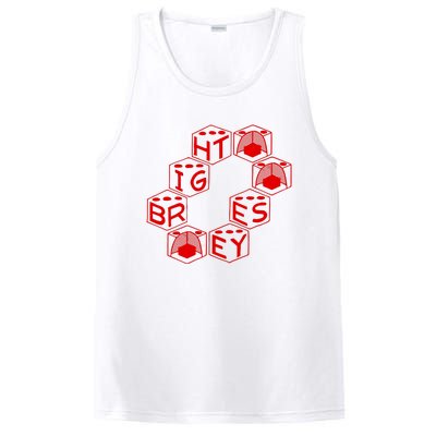 Bright Eyes Dice Logo PosiCharge Competitor Tank