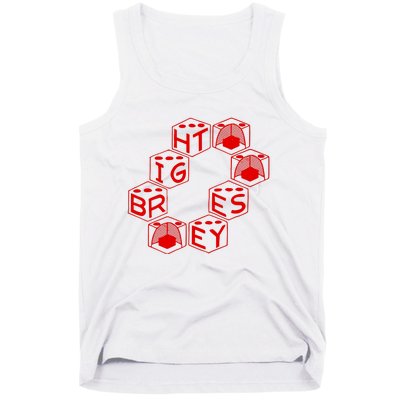 Bright Eyes Dice Logo Tank Top