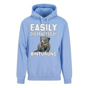 Binturong Easily Distracted By Binturong Unisex Surf Hoodie