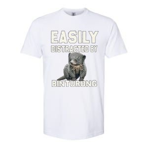 Binturong Easily Distracted By Binturong Softstyle CVC T-Shirt