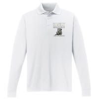 Binturong Easily Distracted By Binturong Performance Long Sleeve Polo