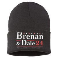 Brennan Election Dale 2024 Prestige Worldwide Funny Support Sustainable Knit Beanie