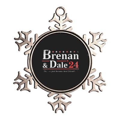 Brennan Election Dale 2024 Prestige Worldwide Funny Support Metallic Star Ornament