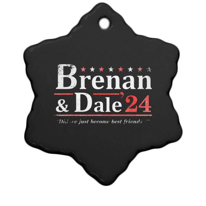 Brennan Election Dale 2024 Prestige Worldwide Funny Support Ceramic Star Ornament