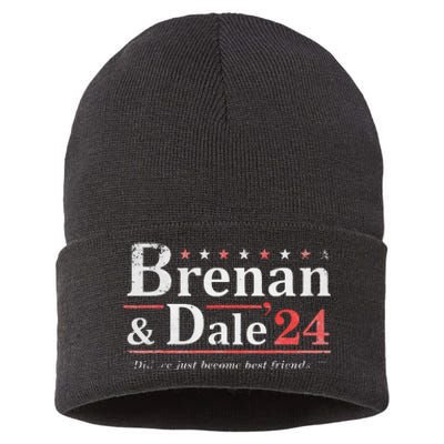 Brennan Election Dale 2024 Prestige Worldwide Funny Support Sustainable Knit Beanie