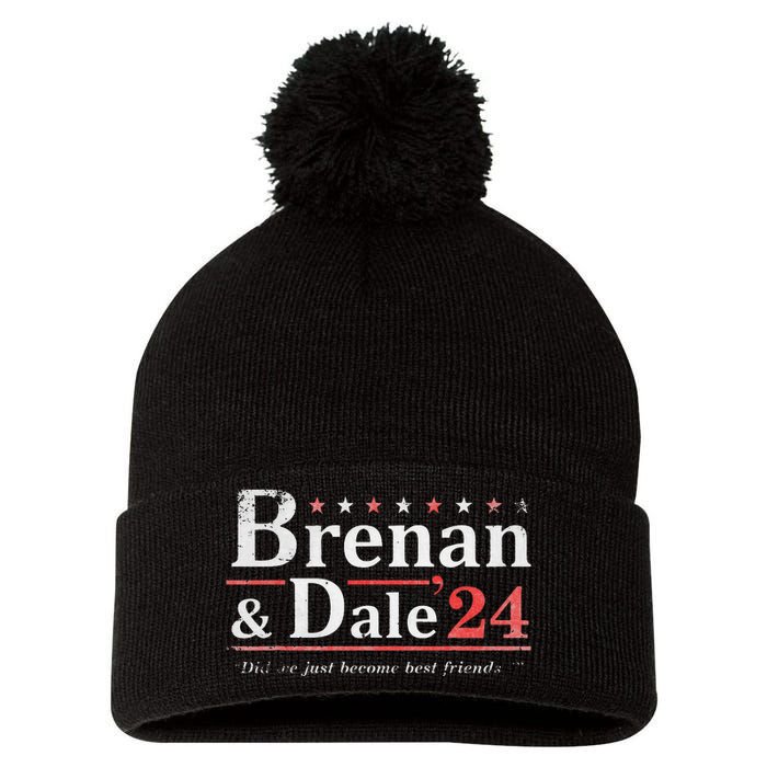 Brennan Election Dale 2024 Prestige Worldwide Funny Support Pom Pom 12in Knit Beanie