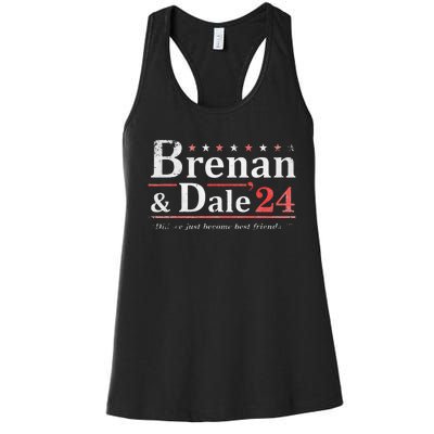 Brennan Election Dale 2024 Prestige Worldwide Funny Support Women's Racerback Tank