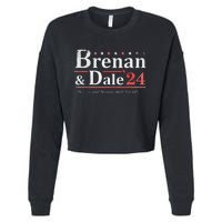 Brennan Election Dale 2024 Prestige Worldwide Funny Support Cropped Pullover Crew