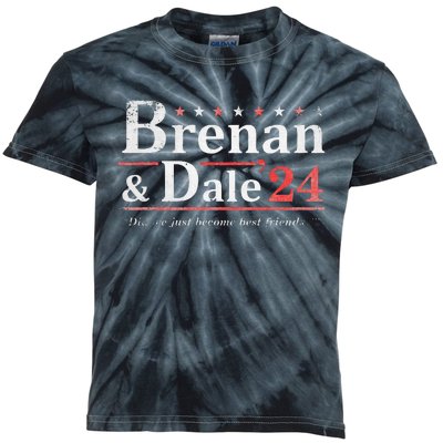 Brennan Election Dale 2024 Prestige Worldwide Funny Support Kids Tie-Dye T-Shirt