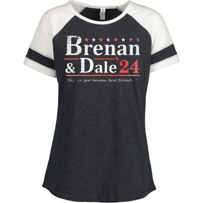 Brennan Election Dale 2024 Prestige Worldwide Funny Support Enza Ladies Jersey Colorblock Tee