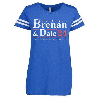 Brennan Election Dale 2024 Prestige Worldwide Funny Support Enza Ladies Jersey Football T-Shirt