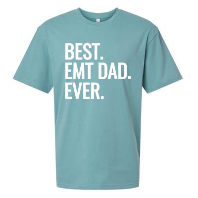 Best Emt Dad Ever Ambulance Worker Fathers Day Ems Workers Meaningful Gift Sueded Cloud Jersey T-Shirt