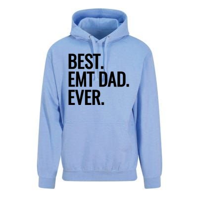 Best Emt Dad Ever Ambulance Worker Fathers Day Ems Workers Meaningful Gift Unisex Surf Hoodie