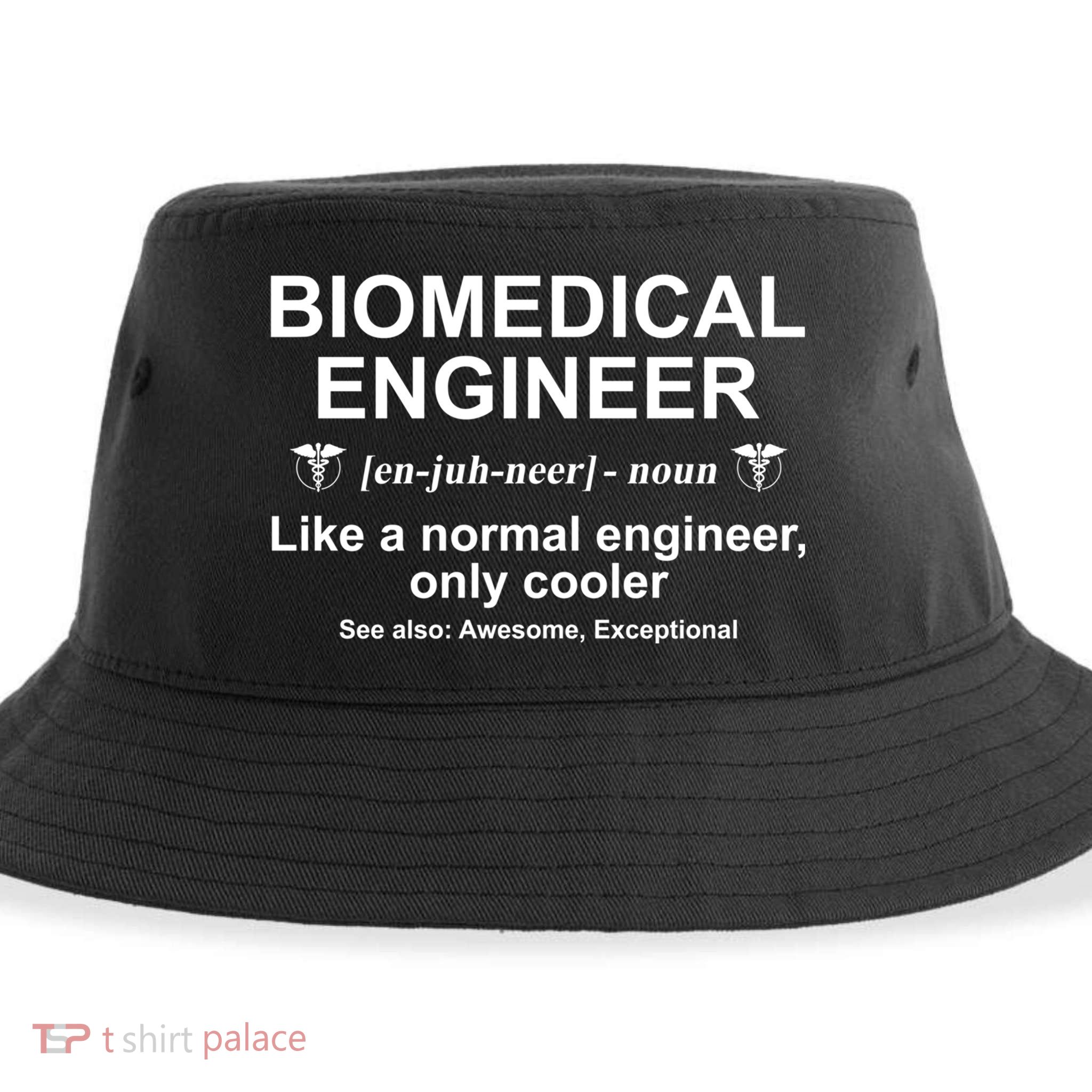 Biomedical Engineer Definition Funny Biomedical Engineering Gift Sustainable Bucket Hat