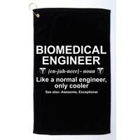 Biomedical Engineer Definition Funny Biomedical Engineering Gift Golf Towel