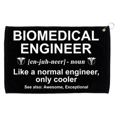 Biomedical Engineer Definition Funny Biomedical Engineering Gift Grommeted Golf Towel