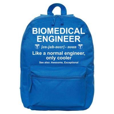 Biomedical Engineer Definition Funny Biomedical Engineering Gift 16 in Basic Backpack