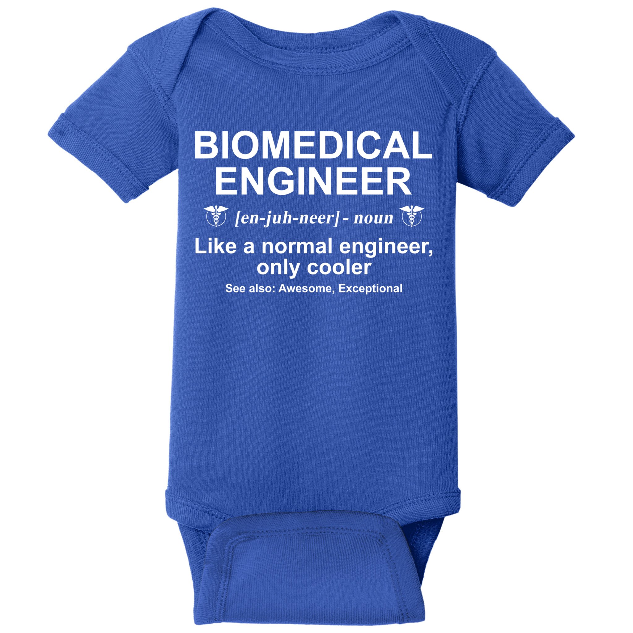 Biomedical Engineer Definition Funny Biomedical Engineering Gift Baby Bodysuit