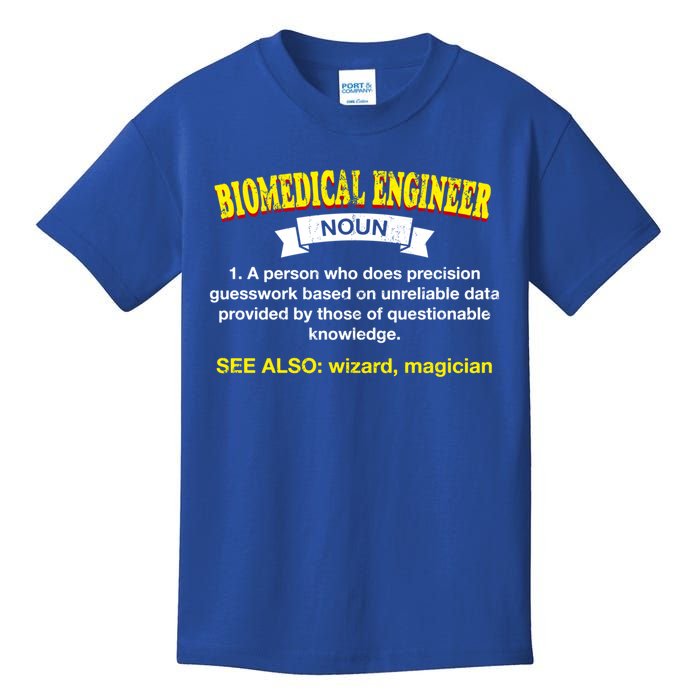 Biomedical Engineer Definition Funny Engineering Humor Gift Kids T-Shirt