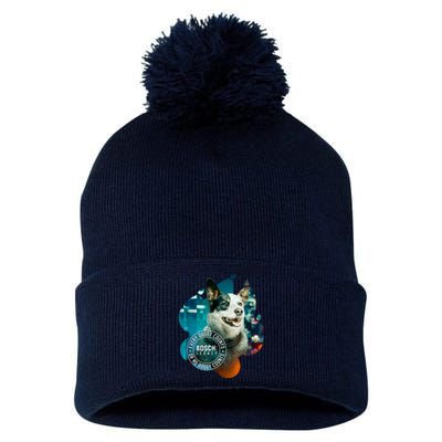 Bosch Every Doggy Counts Pom Pom 12in Knit Beanie