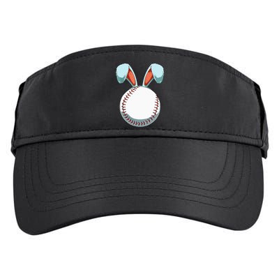 Baseball Easter Day Funny Bunny Ears Rabbit Baseball Fans Adult Drive Performance Visor