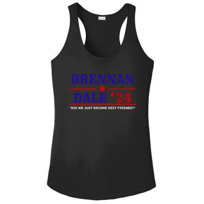 Brennan Election Dale 2024 DID WE JUST BECOME BEST FRIENDS Ladies PosiCharge Competitor Racerback Tank