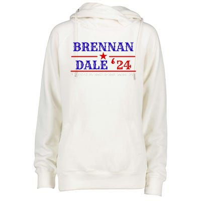 Brennan Election Dale 2024 DID WE JUST BECOME BEST FRIENDS Womens Funnel Neck Pullover Hood