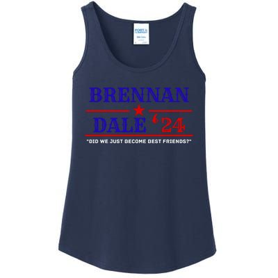 Brennan Election Dale 2024 DID WE JUST BECOME BEST FRIENDS Ladies Essential Tank