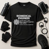 Biomedical Engineer Definition Funny Engineering Gift Cooling Performance Crew T-Shirt