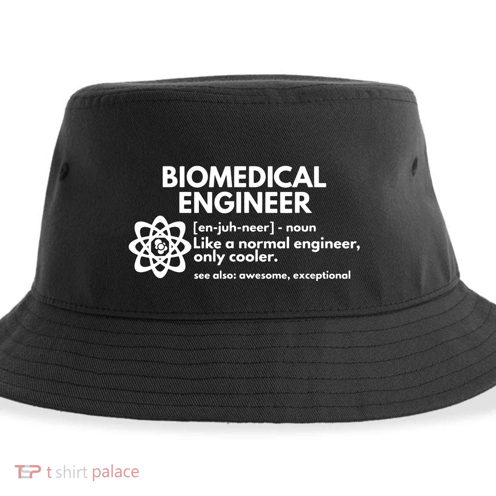 Biomedical Engineer Definition Funny Engineering Gift Sustainable Bucket Hat