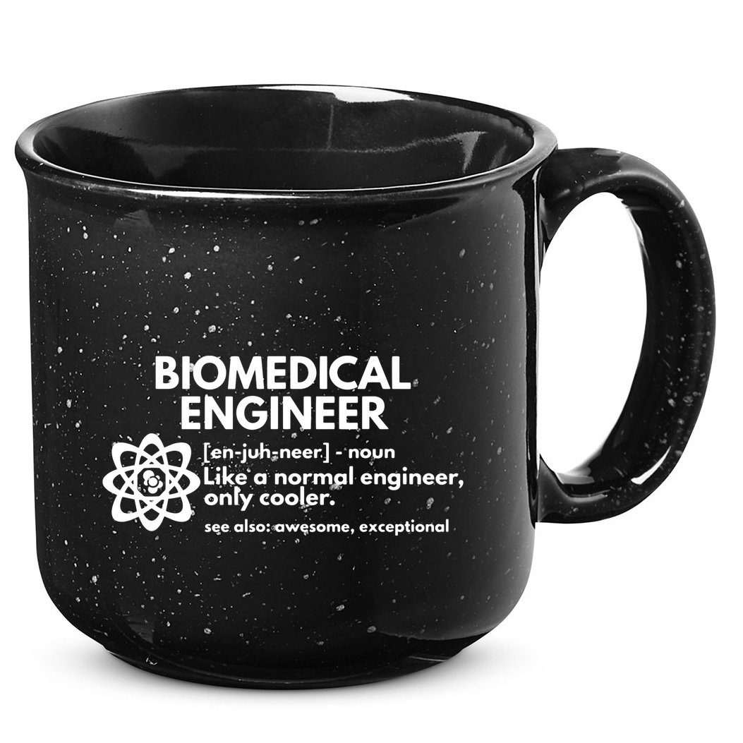 Biomedical Engineer Definition Funny Engineering Gift 15oz Campfire Ceramic Mug