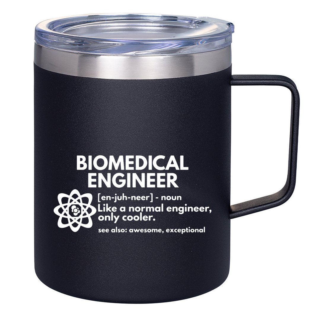 Biomedical Engineer Definition Funny Engineering Gift 12oz Stainless Steel Coffee Mug