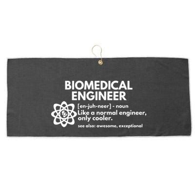 Biomedical Engineer Definition Funny Engineering Gift Large Microfiber Waffle Golf Towel