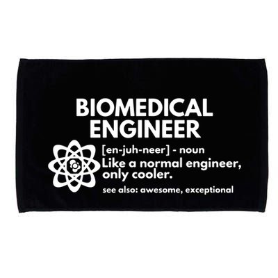Biomedical Engineer Definition Funny Engineering Gift Microfiber Hand Towel