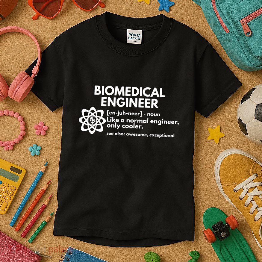 Biomedical Engineer Definition Funny Engineering Gift Kids T-Shirt