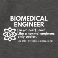 Biomedical Engineer Definition Funny Engineering Gift Women's Crop Top Tee
