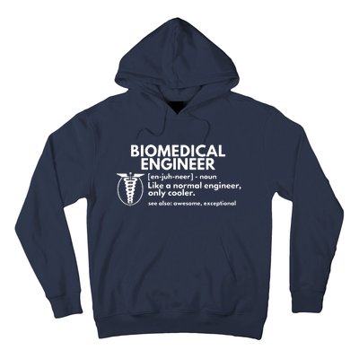 Biomedical Engineer Definition Funny Engineering Gift Hoodie