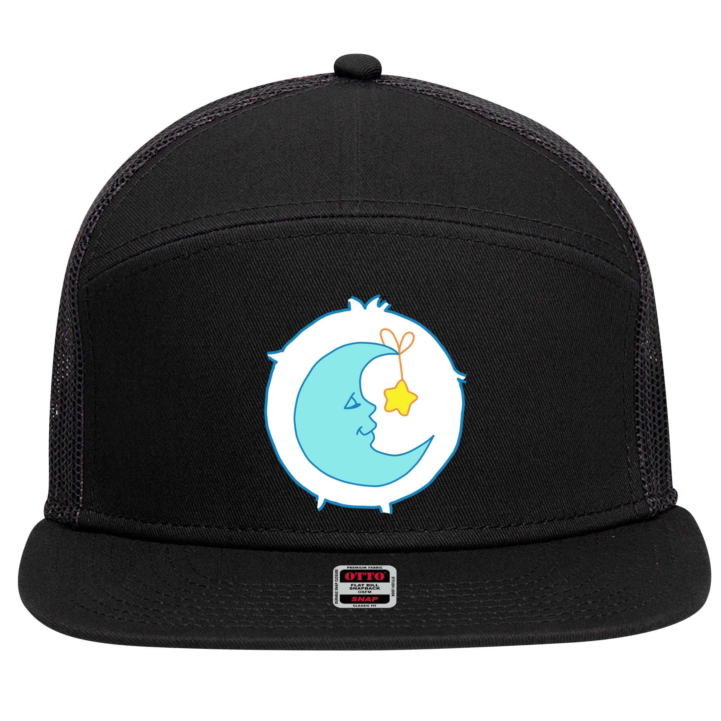Bedtime Bear Halloween Costume 7 Panel Mesh Trucker Snapback Hat
