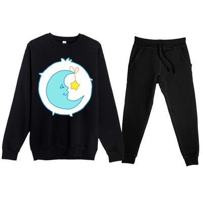 Bedtime Bear Halloween Costume Premium Crewneck Sweatsuit Set