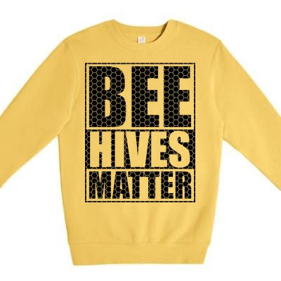 Bee Hives Matter Premium Crewneck Sweatshirt