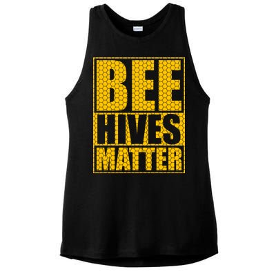 Bee Hives Matter Ladies PosiCharge Tri-Blend Wicking Tank