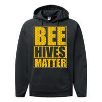 Bee Hives Matter Performance Fleece Hoodie