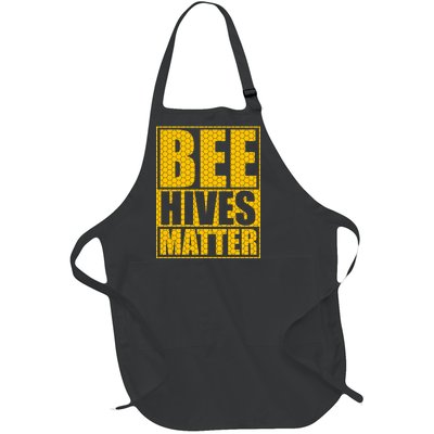 Bee Hives Matter Full-Length Apron With Pockets