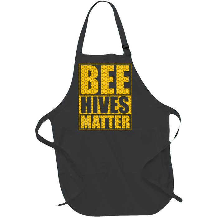 Bee Hives Matter Full-Length Apron With Pockets